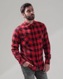Chemises personnalisable BUILD YOUR BRAND CHECKED FLANELL SHIRT