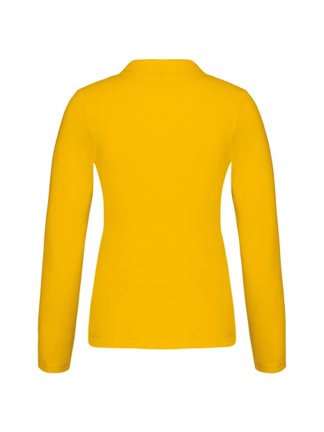 KARIBAN Polo piqué manches longues femme /api/colors/ea0c172c-722e-46fc-acb7-2617a4097874 personnalisable