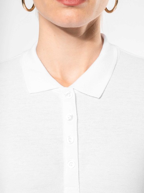 Polos à personnaliser KARIBAN Polo piqué manches longues femme 