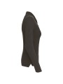 KARIBAN Polo piqué manches longues femme /api/colors/3664e9be-231a-44a8-bacd-707b001b474c personnalisable