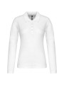 KARIBAN Polo piqué manches longues femme /api/colors/7a92cd2d-10d2-40b4-928b-296bb7487506 personnalisable
