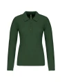 KARIBAN Polo piqué manches longues femme /api/colors/04ff5422-733a-4283-80b4-be8cd0eba314 personnalisable