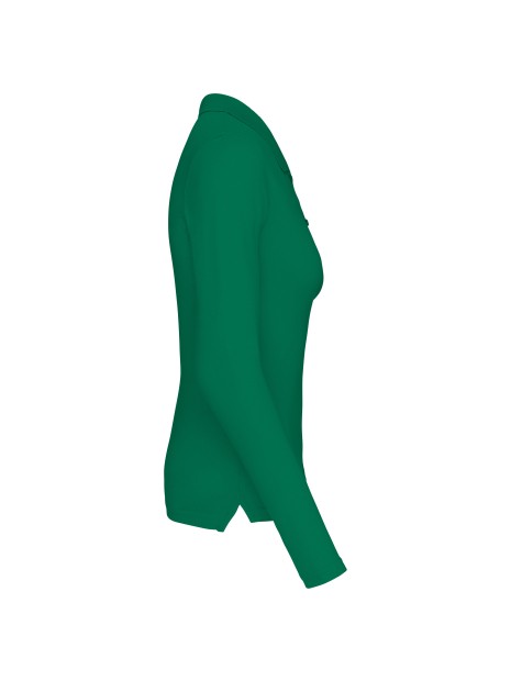 KARIBAN Polo piqué manches longues femme /api/colors/8e228bbe-4407-4cbc-b57b-e0b7f7e9d211 personnalisable