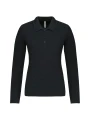 KARIBAN Polo piqué manches longues femme /api/colors/b9fdad4a-5e94-45cb-8c03-c08b349b28c3 personnalisable