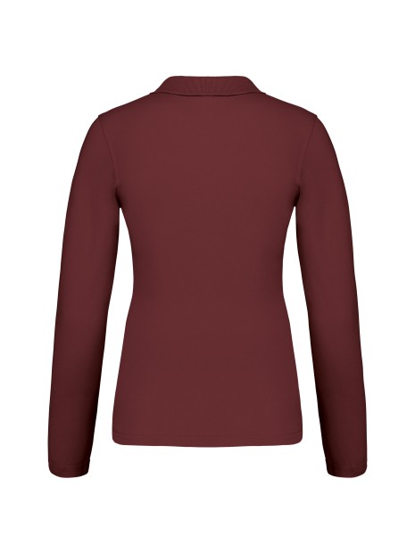 KARIBAN Polo piqué manches longues femme /api/colors/3f4410b9-f80f-412a-9aa8-9260cc84003d personnalisable