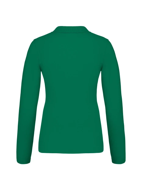 KARIBAN Polo piqué manches longues femme /api/colors/8e228bbe-4407-4cbc-b57b-e0b7f7e9d211 personnalisable