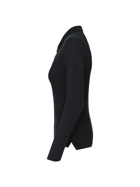 KARIBAN Polo piqué manches longues femme /api/colors/b9fdad4a-5e94-45cb-8c03-c08b349b28c3 personnalisable
