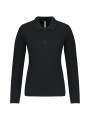 KARIBAN Polo piqué manches longues femme /api/colors/b9fdad4a-5e94-45cb-8c03-c08b349b28c3 personnalisable