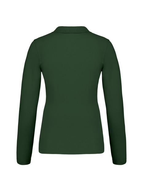 KARIBAN Polo piqué manches longues femme /api/colors/04ff5422-733a-4283-80b4-be8cd0eba314 personnalisable