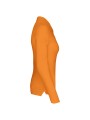 KARIBAN Polo piqué manches longues femme /api/colors/d51260d5-b263-4200-988d-ee19f414959e personnalisable