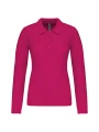 KARIBAN Polo piqué manches longues femme /api/colors/0327c765-dd20-409c-911d-31f7a9b4c2f5 personnalisable