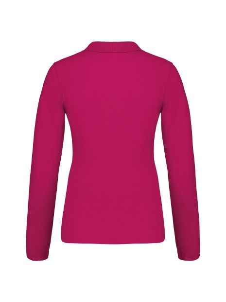 KARIBAN Polo piqué manches longues femme /api/colors/0327c765-dd20-409c-911d-31f7a9b4c2f5 personnalisable