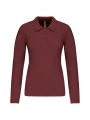 KARIBAN Polo piqué manches longues femme /api/colors/3f4410b9-f80f-412a-9aa8-9260cc84003d personnalisable