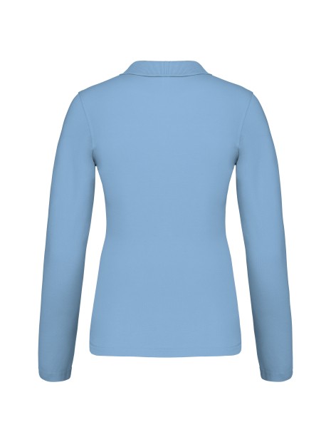 KARIBAN Polo piqué manches longues femme /api/colors/549fa598-8d61-4fa2-82ad-90f4d2ec39ab personnalisable
