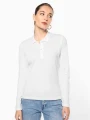 Polos à personnaliser KARIBAN Polo piqué manches longues femme 