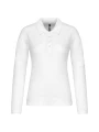 KARIBAN Polo piqué manches longues femme /api/colors/7a92cd2d-10d2-40b4-928b-296bb7487506 personnalisable