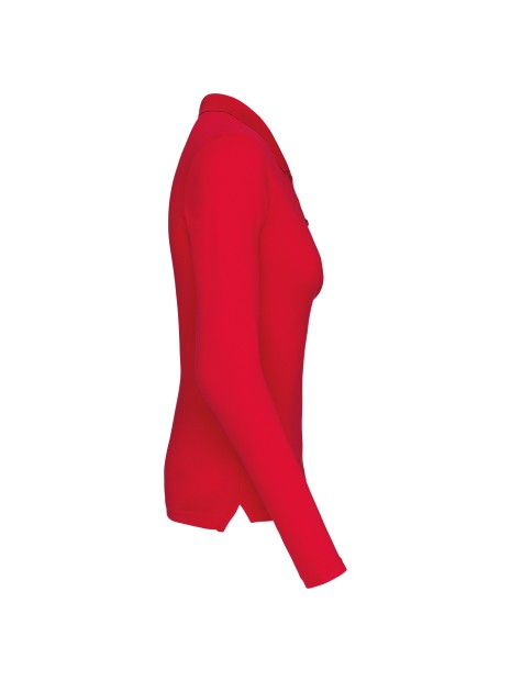 KARIBAN Polo piqué manches longues femme /api/colors/c953313a-9c9d-493b-934e-ddcf8fada2ae personnalisable