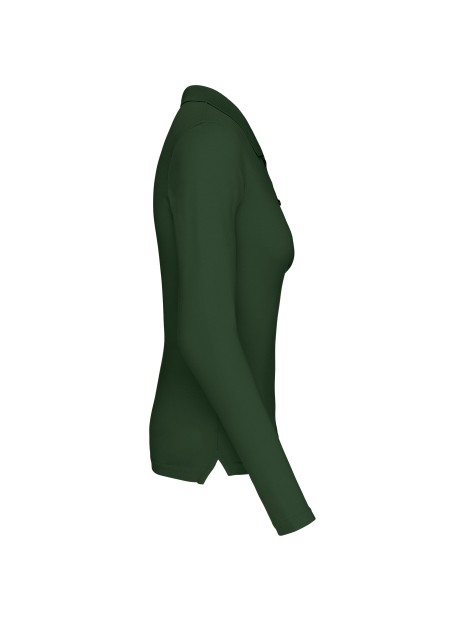 KARIBAN Polo piqué manches longues femme /api/colors/04ff5422-733a-4283-80b4-be8cd0eba314 personnalisable
