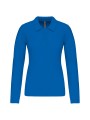 KARIBAN Polo piqué manches longues femme /api/colors/68572561-1214-42b1-b94c-44fb780d37b4 personnalisable
