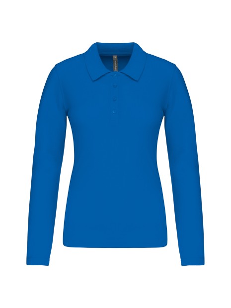 KARIBAN Polo piqué manches longues femme /api/colors/68572561-1214-42b1-b94c-44fb780d37b4 personnalisable