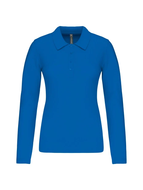 KARIBAN Polo piqué manches longues femme /api/colors/68572561-1214-42b1-b94c-44fb780d37b4 personnalisable