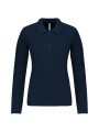 KARIBAN Polo piqué manches longues femme /api/colors/b68891a9-1d28-4f7a-8deb-775c45027afd personnalisable