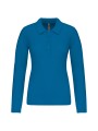 KARIBAN Polo piqué manches longues femme /api/colors/3848809b-00f3-4a7f-8b57-fc0187a98ade personnalisable