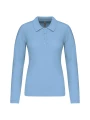 KARIBAN Polo piqué manches longues femme /api/colors/549fa598-8d61-4fa2-82ad-90f4d2ec39ab personnalisable