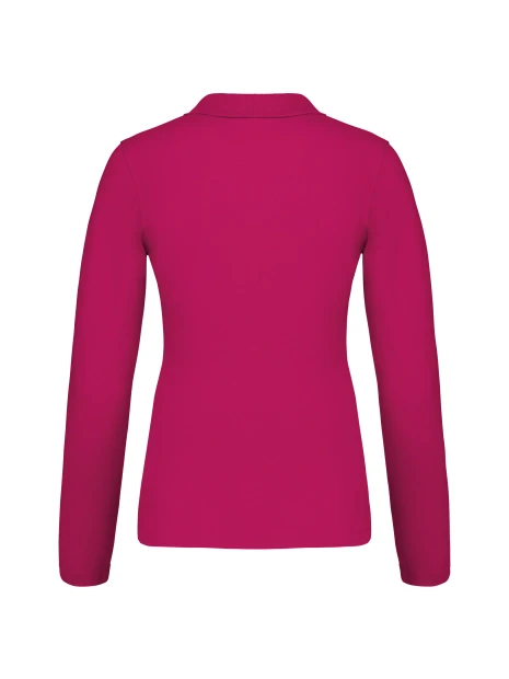 KARIBAN Polo piqué manches longues femme /api/colors/0327c765-dd20-409c-911d-31f7a9b4c2f5 personnalisable