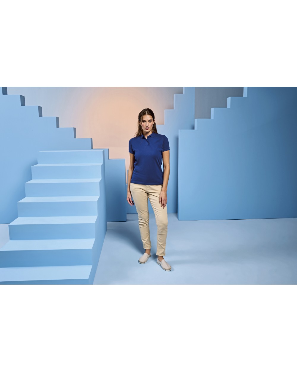 ASQUITH & FOX Women´s Polycotton Blend Polo Poloshirts personalisierbar