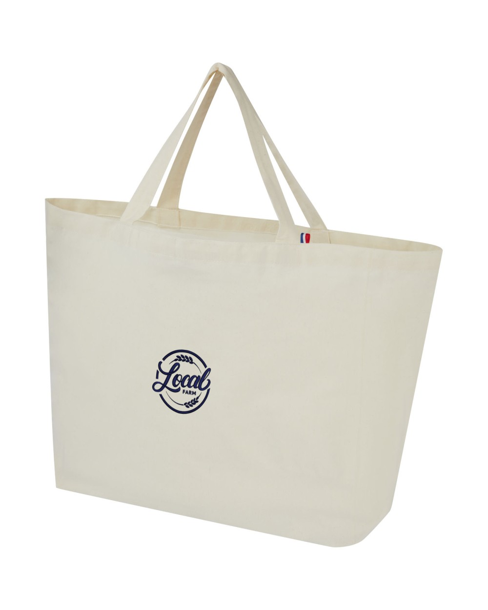 Tote bags 4DO Cannes 200 g/m2 gerecyclede draagtas voor winkelen 10L voor bedrukking &amp; borduring