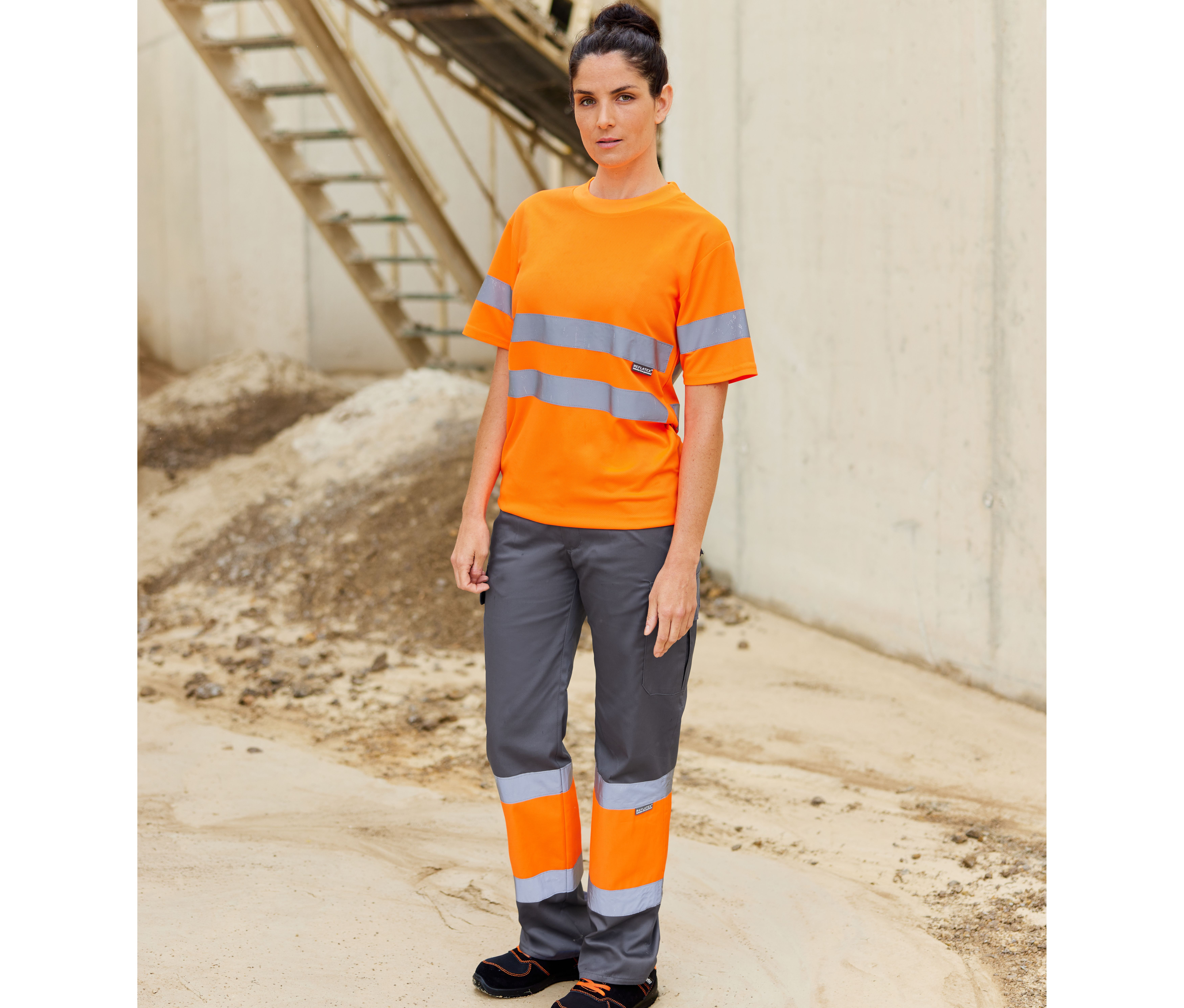 Broeken VELILLA TWO-TONE HIGH VISIBILITY TROUSERS voor bedrukking &amp; borduring