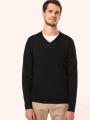 Pulls à personnaliser KARIBAN Pull Mérinos col V homme 