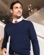 KARIBAN Merino-Herrenpullover mit V-Ausschnitt Pullovers personalisierbar