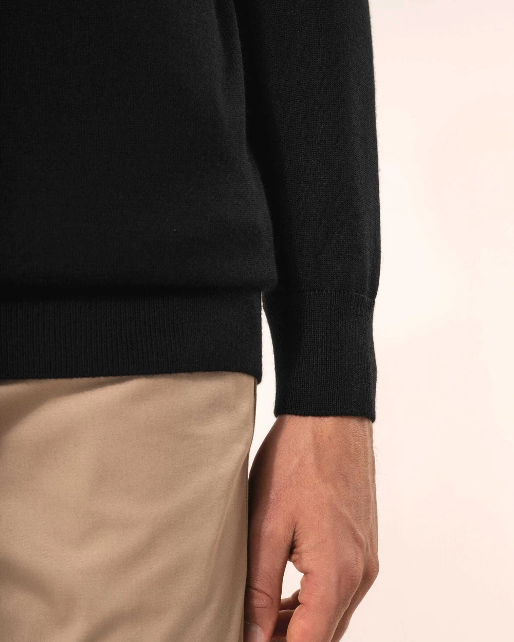 Pulls personnalisable KARIBAN Pull Mérinos col V homme