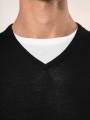 Pulls à personnaliser KARIBAN Pull Mérinos col V homme 