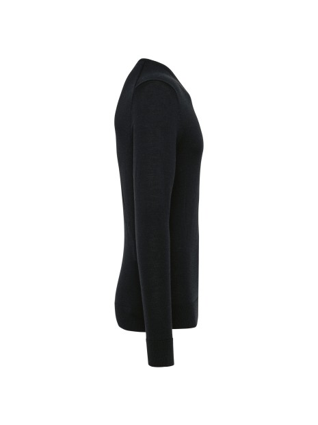 KARIBAN Pull Mérinos col V homme /api/colors/b9fdad4a-5e94-45cb-8c03-c08b349b28c3 personnalisable
