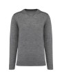 KARIBAN Merino-Herrenpullover mit V-Ausschnitt Pullovers personalisierbar