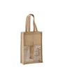 Tassen & Zakken KIMOOD Flessentas van jute voor bedrukking &amp; borduring