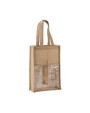 Tassen & Zakken KIMOOD Flessentas van jute voor bedrukking &amp; borduring