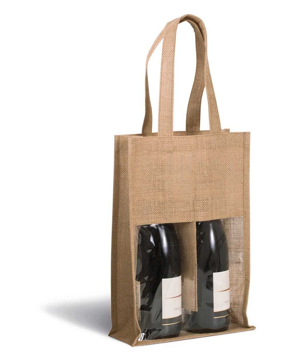 Tassen & Zakken KIMOOD Flessentas van jute voor bedrukking &amp; borduring
