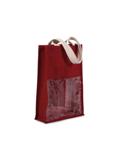 KIMOOD Sac porte-bouteilles en jute /api/colors/0870cea9-0a6c-4465-83de-8b396aeb0fc8 personnalisable