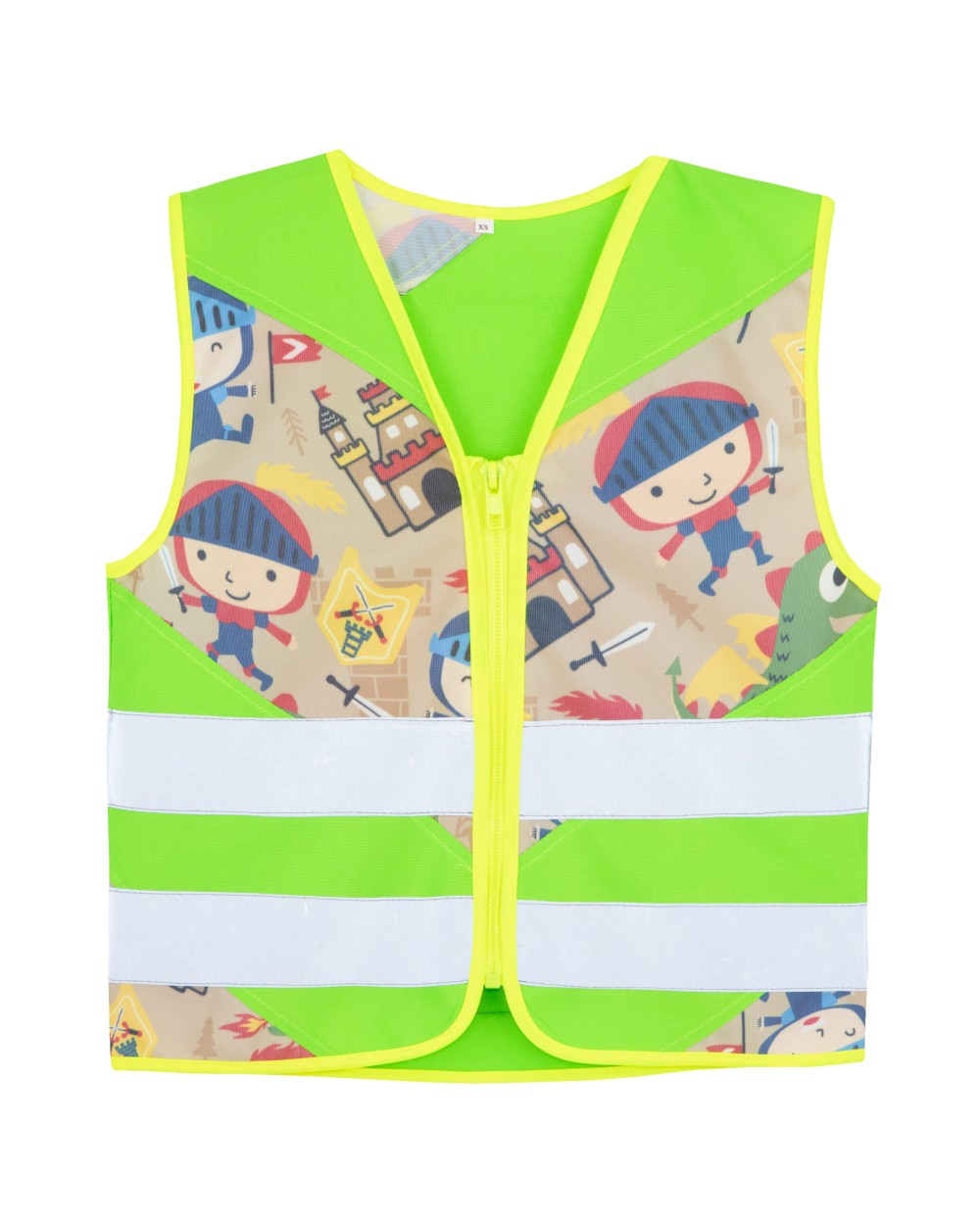 Fluo vestjes KORNTEX Children´s Safety Vest Action Fantasy CO² Neutral voor bedrukking &amp; borduring