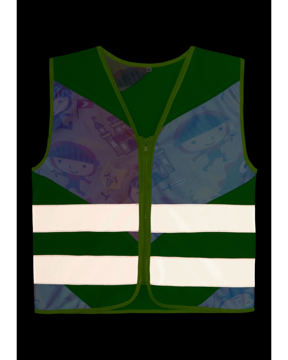 Fluo vestjes KORNTEX Children´s Safety Vest Action Fantasy CO² Neutral voor bedrukking &amp; borduring