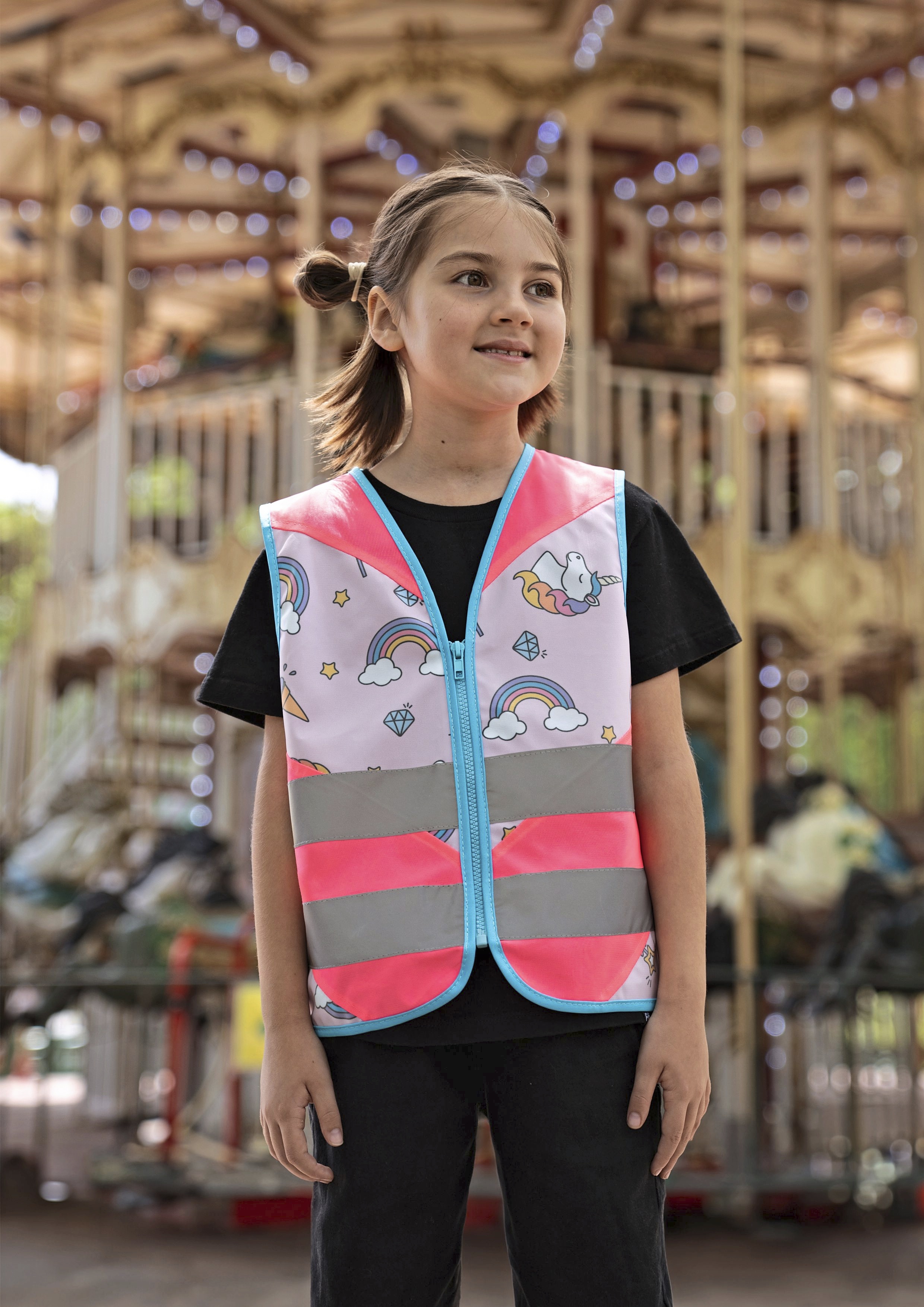 Gilets de sécurité personnalisable KORNTEX Children´s Safety Vest Action Fantasy CO² Neutral