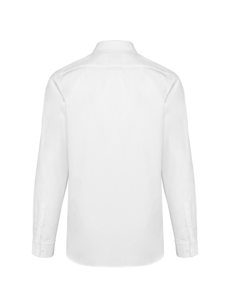 KARIBAN Chemise popeline manches longues homme /api/colors/7a92cd2d-10d2-40b4-928b-296bb7487506 personnalisable