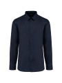 KARIBAN Chemise popeline manches longues homme /api/colors/d9d50384-36db-4f6b-b0cc-223132a0d8bf personnalisable