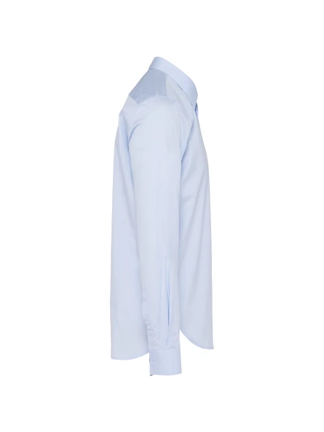 KARIBAN Chemise popeline manches longues homme /api/colors/bc03c1b2-f010-4d35-8299-fc831f089711 personnalisable