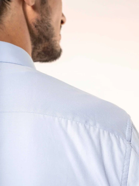 Chemises à personnaliser KARIBAN Chemise popeline manches longues homme 