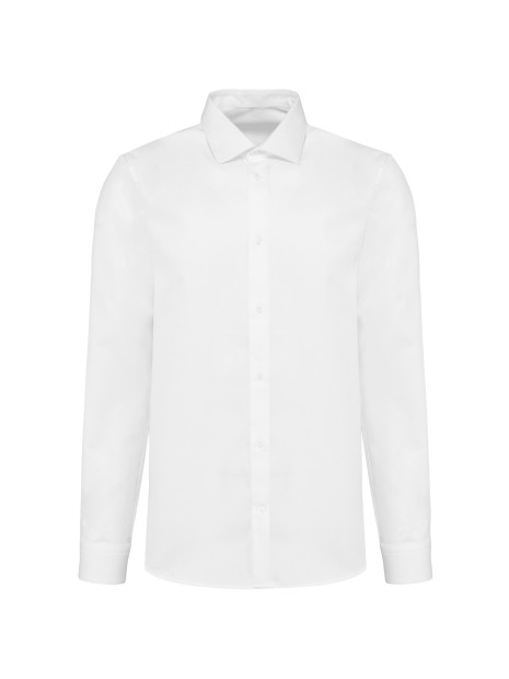 KARIBAN Chemise popeline manches longues homme /api/colors/7a92cd2d-10d2-40b4-928b-296bb7487506 personnalisable